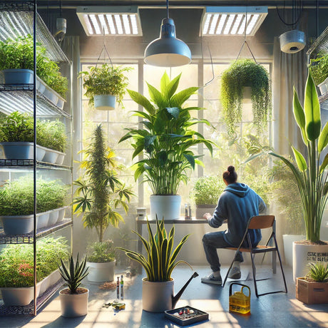 Die besten Pflanzen zur Luftreinigung im Indoor-Grow: Mehr als nur Ertrag