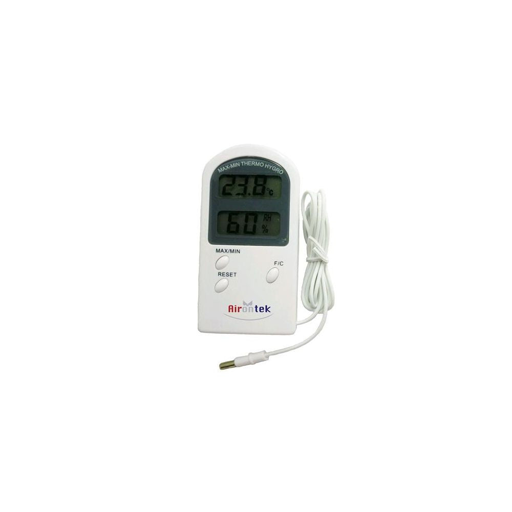 Airontek Thermo-Hygro Maxmin, Thermometer und Hygrometer mit Sensor - Growshop360