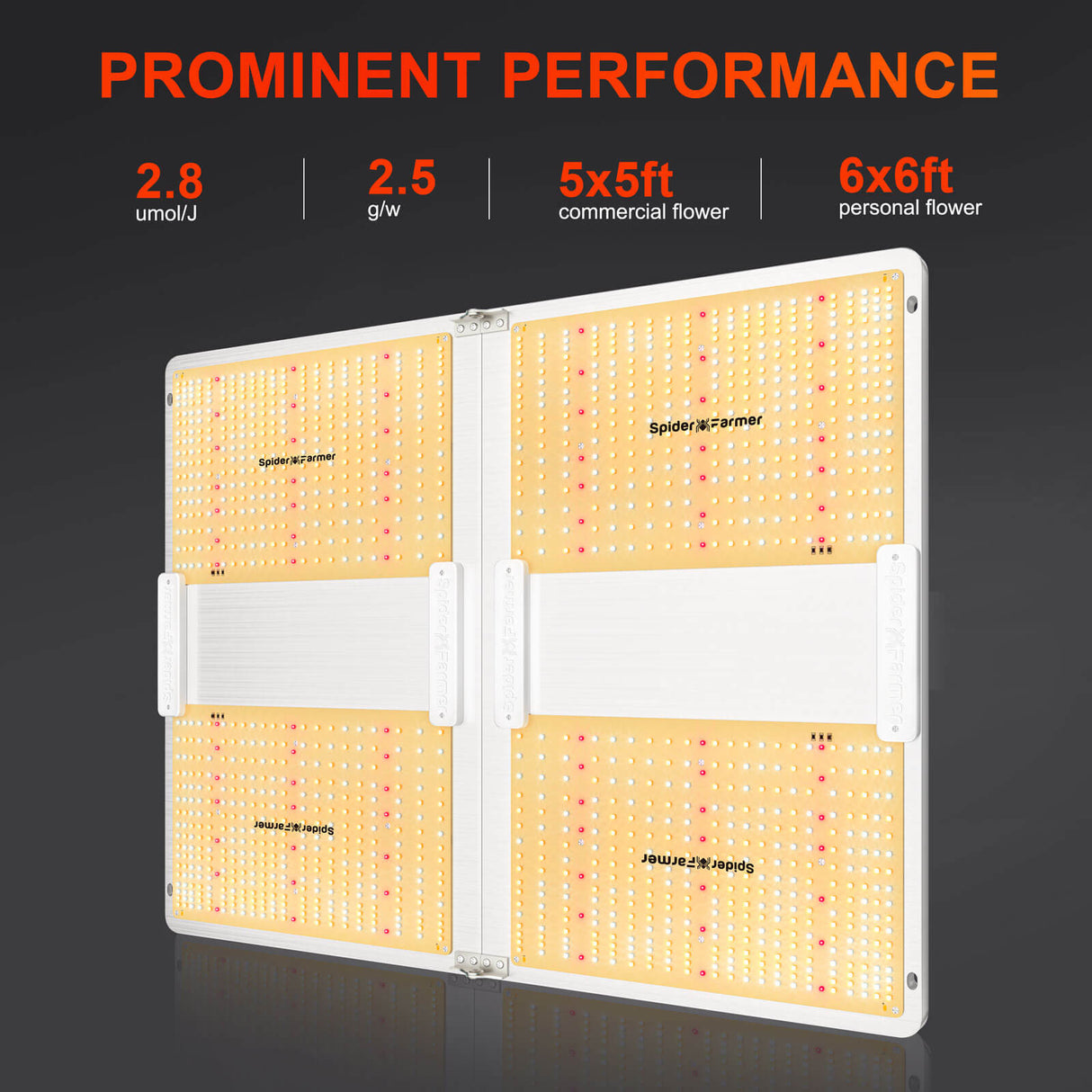 Spider Farmer® SF7000 650W foldable LED grow light