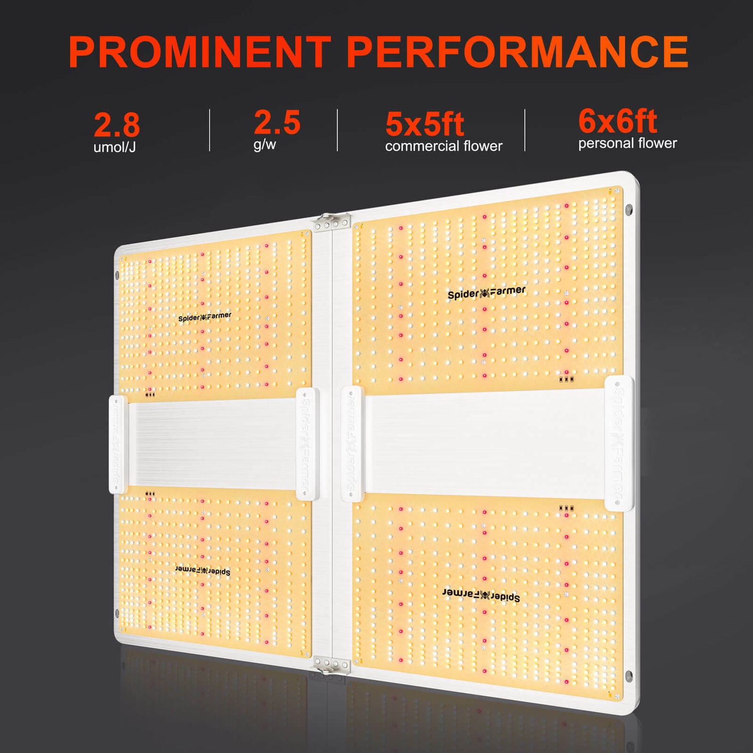 Spider Farmer® SF7000 650W foldable LED grow light