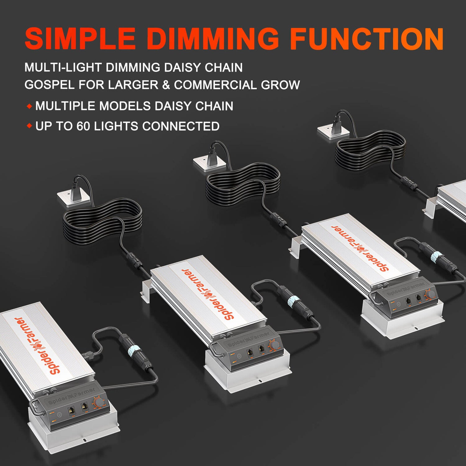 Spider Farmer® SF7000 650W foldable LED grow light