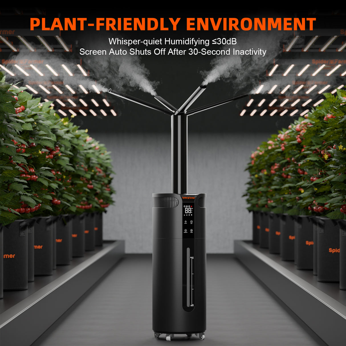 Spider Farmer® 16 L cold mist humidifier for plants