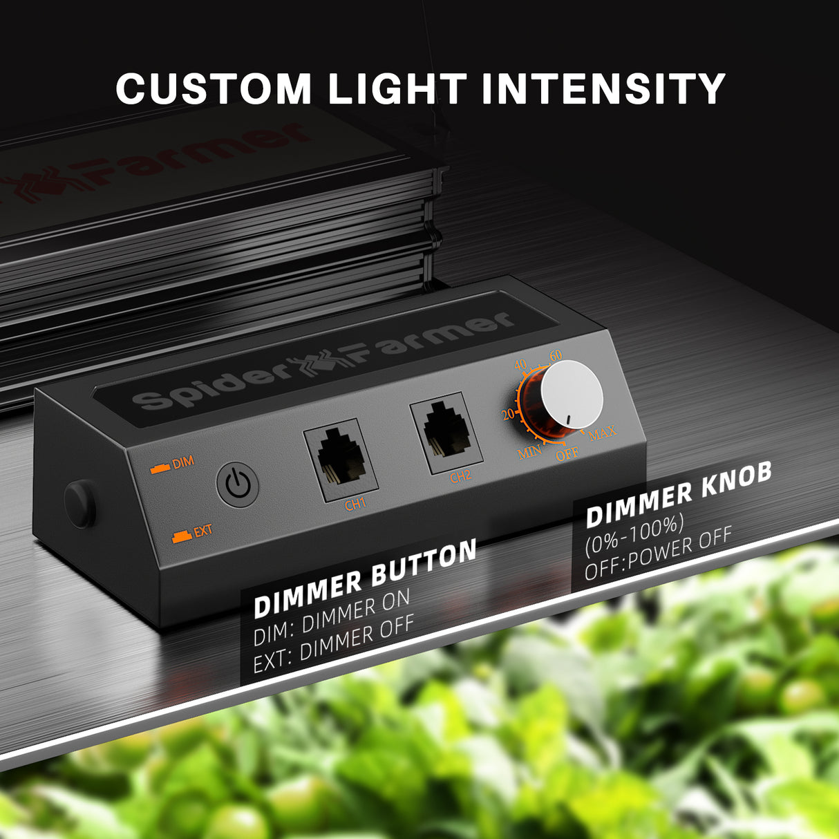 Spider Farmer® 120x60x180 cm Complete Grow Tent Kit with SF2000 301H EVO Full Spectrum LED Plant Lamp