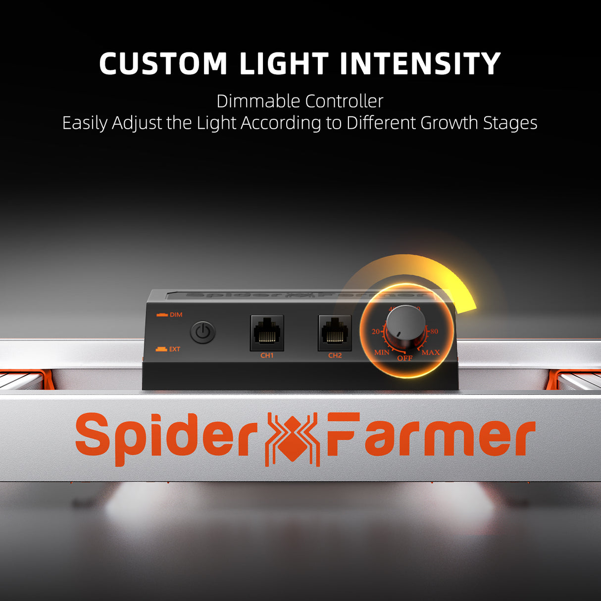 Spider Farmer® 90x90x180cm Komplettes Grow-Zelt-Set mit G3000 Vollspektrum-LED Grow Lampe