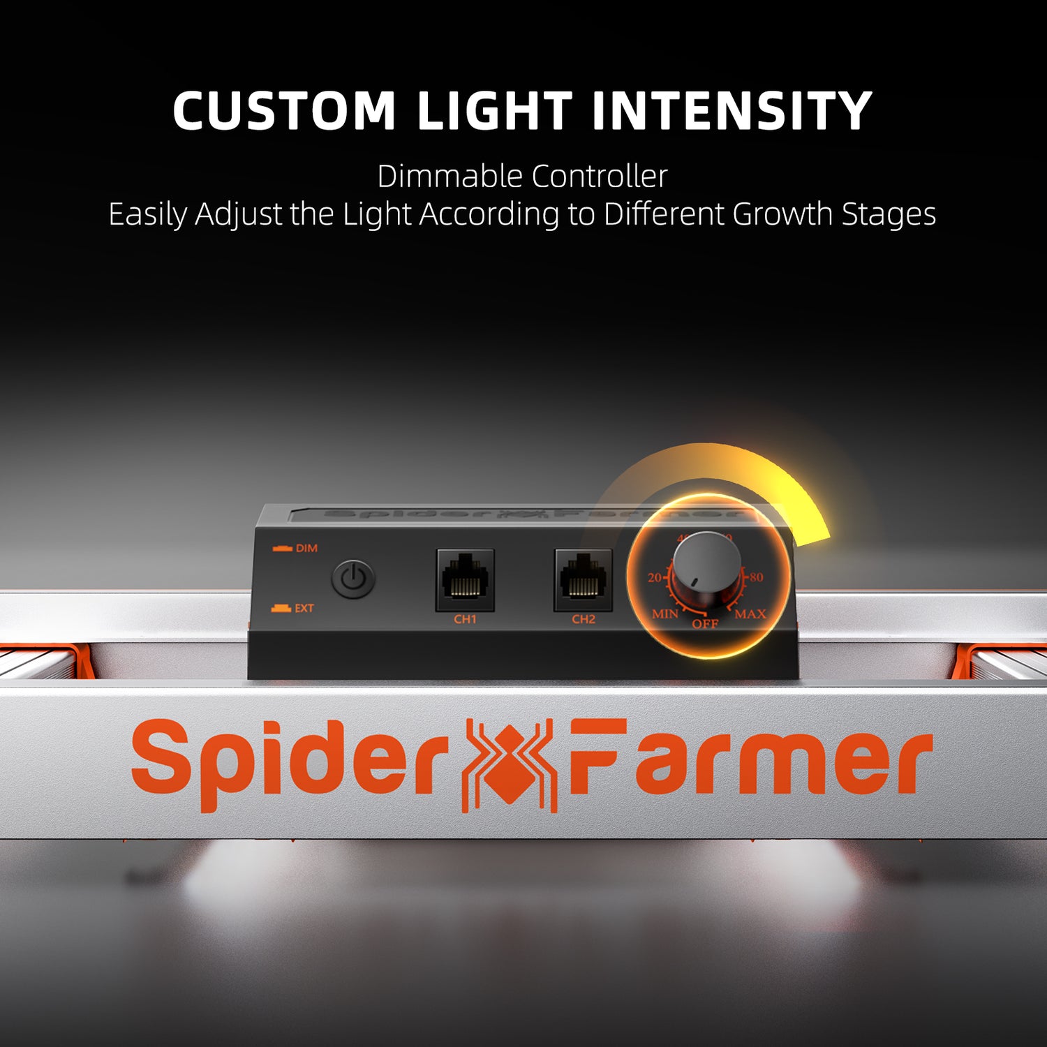 Spider Farmer® 90x90x180cm Komplettes Grow-Zelt-Set mit G3000 Vollspektrum-LED Grow Lampe