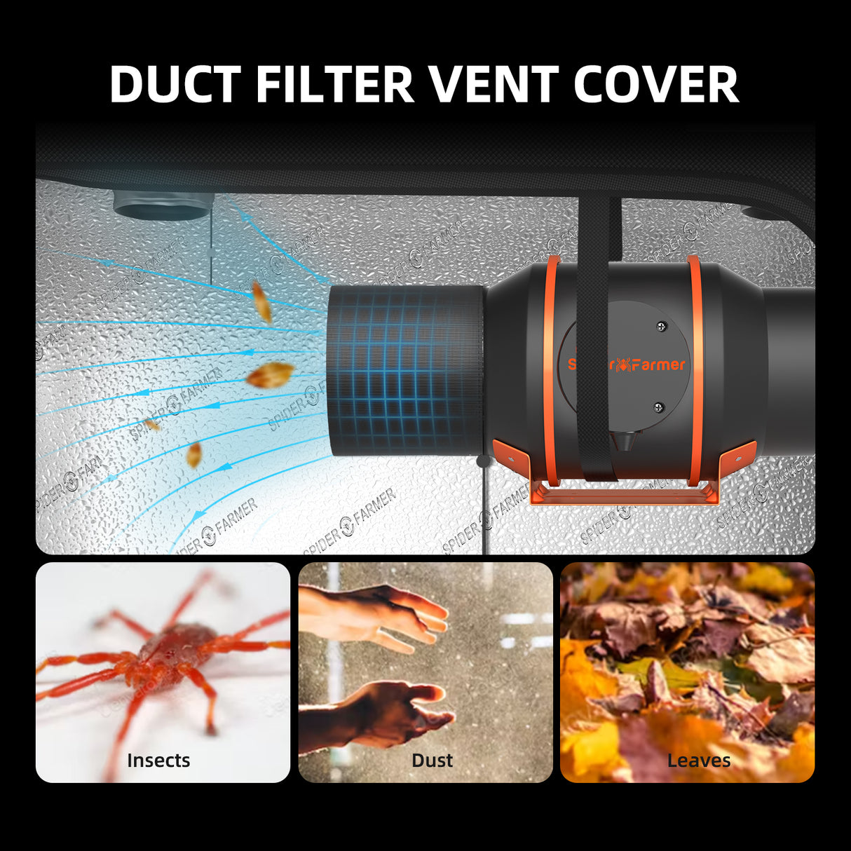 Spider Farmer® 120x60x180 cm Complete Grow Tent Kit with SF2000 301H EVO Full Spectrum LED Plant Lamp