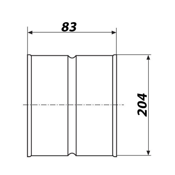Kupplung Außenverbinder 200 mm - Growshop360
