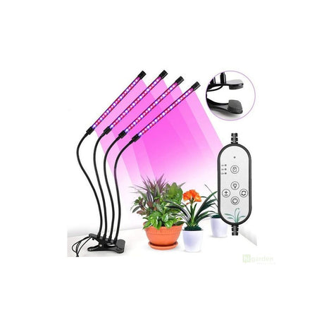 LED-Beleuchtung mit Clip, 4 verstellbare Leisten - Growshop360