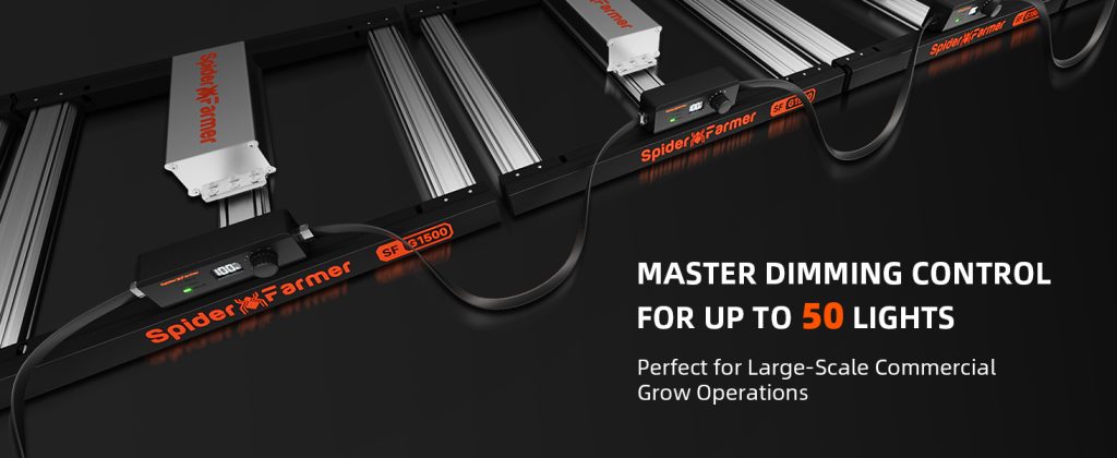 Spider Farmer® G1500 150W LED Grow Light Dimmable Full Spectrum Plant Lamp