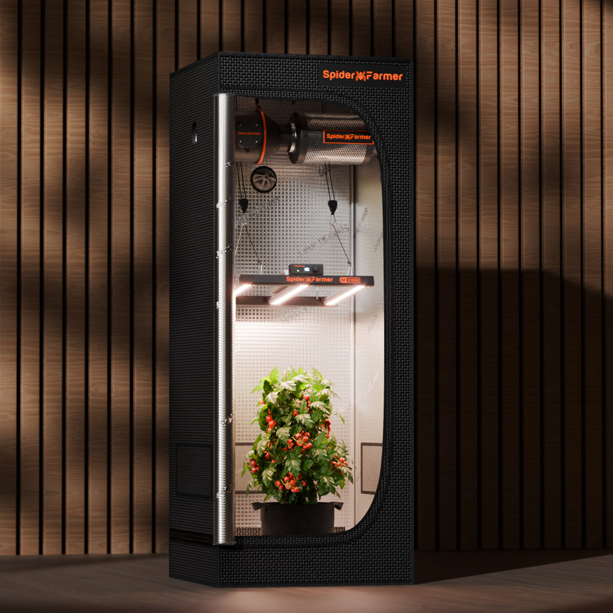 Spider Farmer® G1500 150W LED Grow Light Dimmable Full Spectrum Plant Lamp