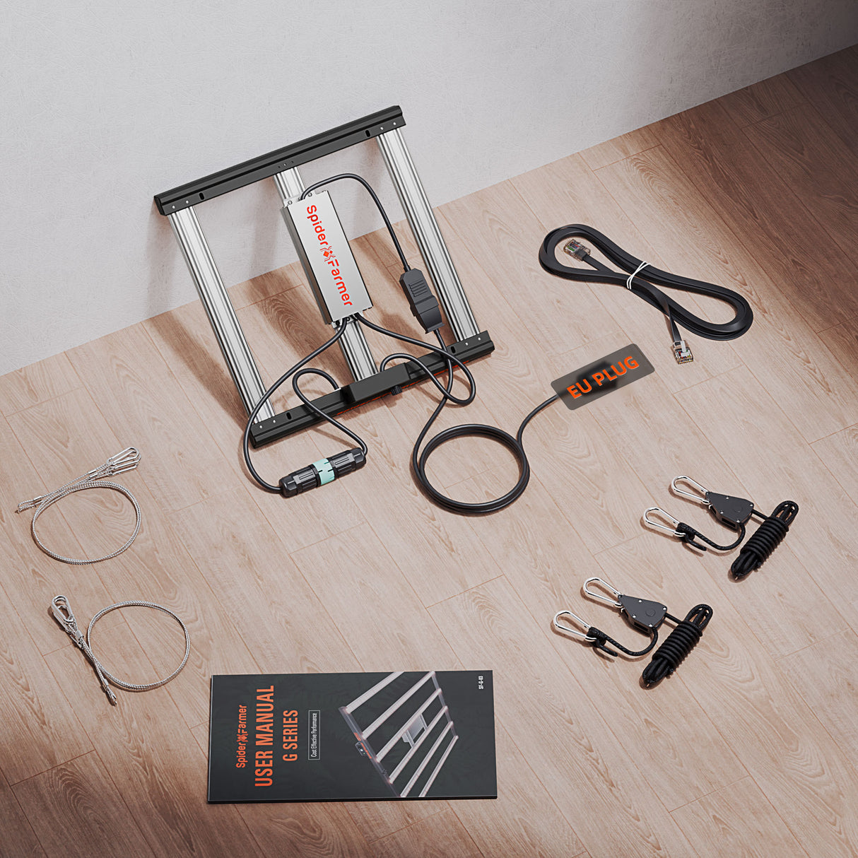 Spider Farmer® G1500 150W LED Grow Light Dimmable Full Spectrum Plant Lamp