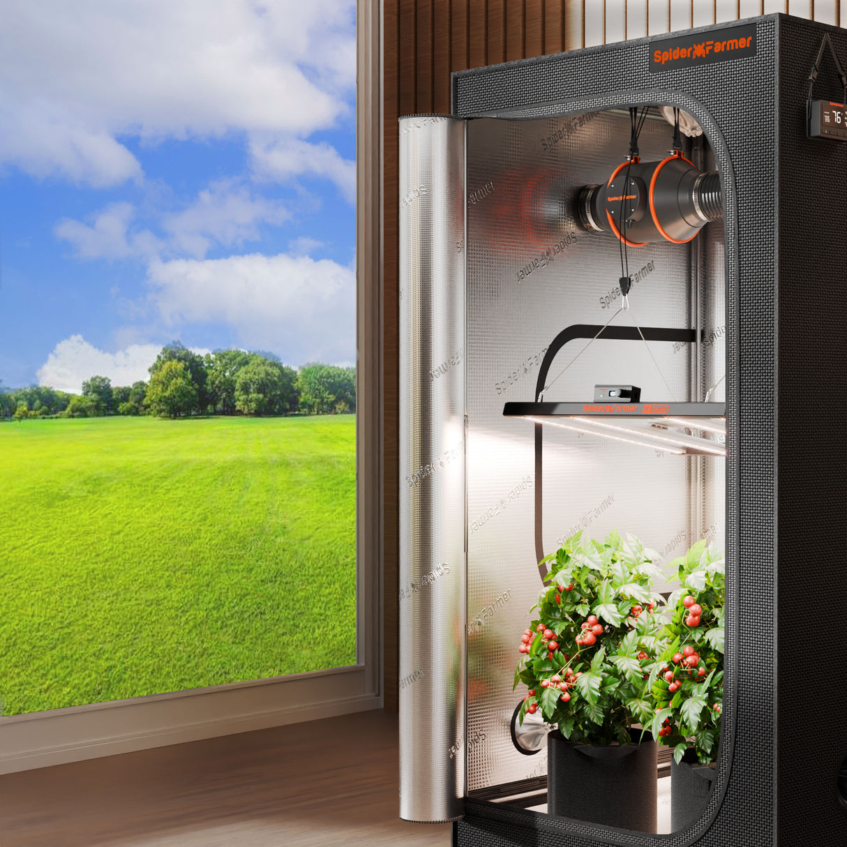 Spider Farmer® G3000 300W LED Grow Light Dimmable Full Spectrum Plant Lamp