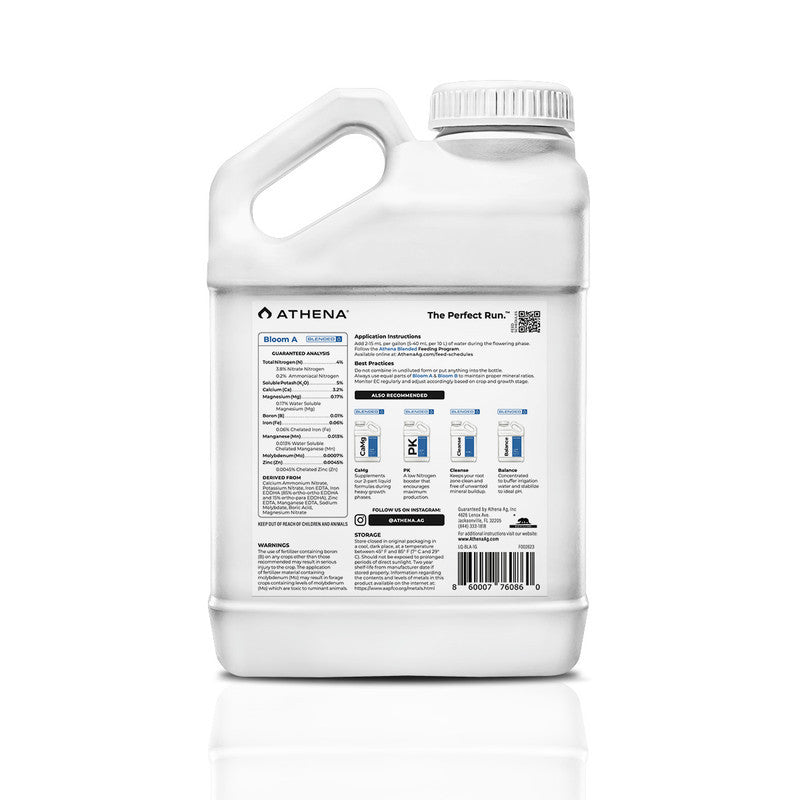 Athena Blended Line Bloom A+B 3.78 l (1 gal) - Growshop360