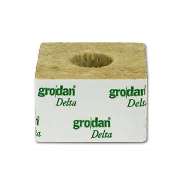 Grodan 75x75x65 mm Anzuchtwürfel mit Loch 42x40 mm 1 St. - Growshop360