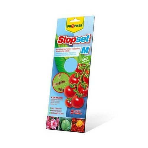 Stop-Set blauer Klebetafeln, 5 Stk. - Growshop360