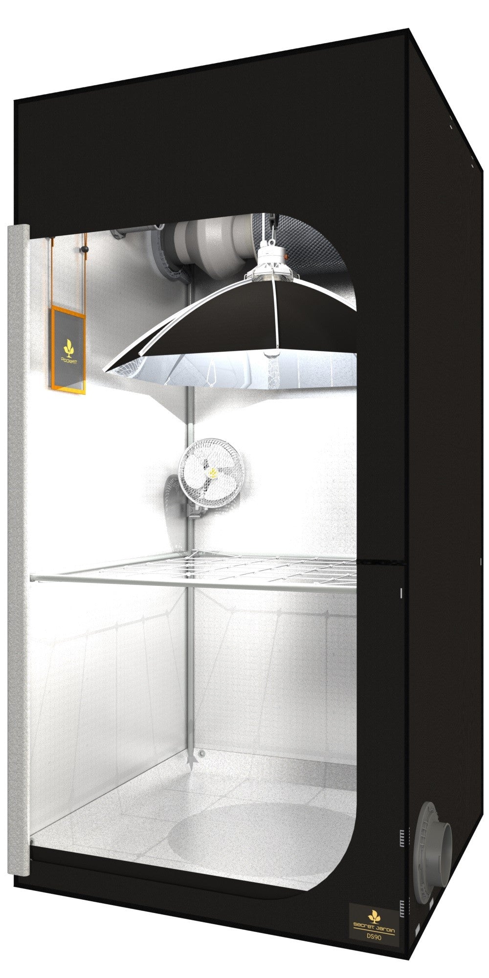 Secret Jardin Dark Street 120x120x198 cm, DS120 R4.0 - Growshop360