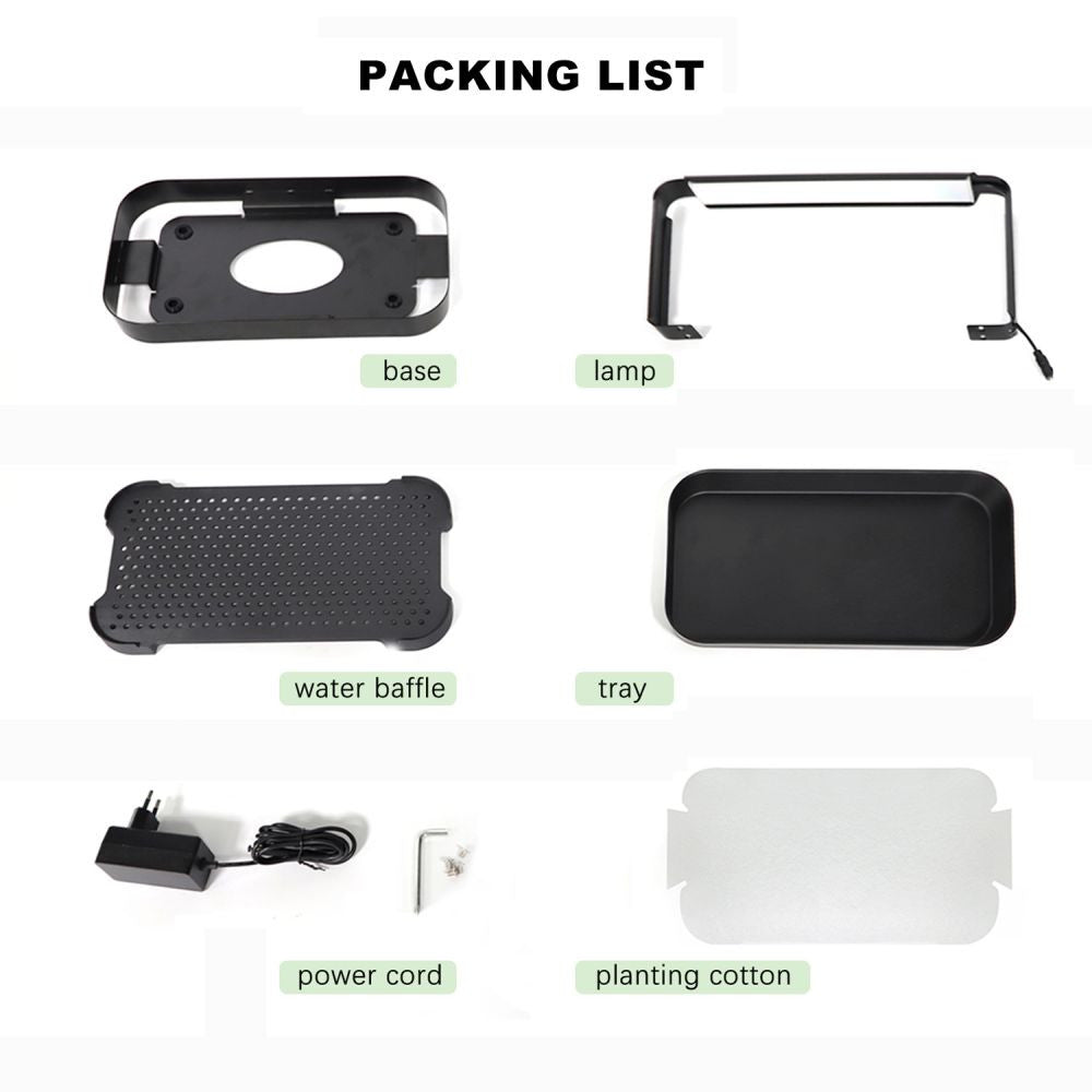 Urban LED 16W Mini Grow-Kit für Mikrogrün 6400K - Growshop360