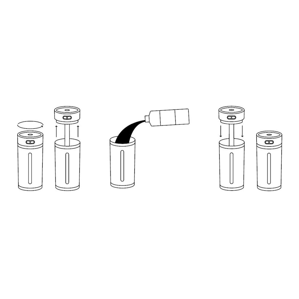 ONA AutoMist Geruchsdiffusor Weiß - Growshop360