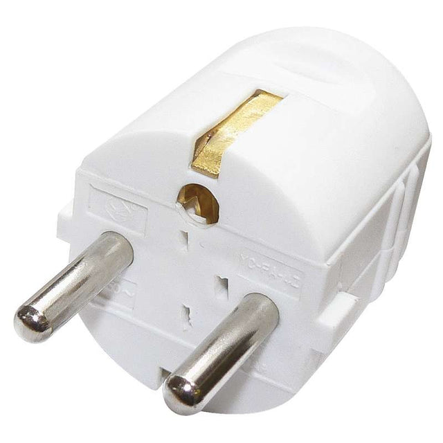 Gerader Stecker für Verlängerungskabel, weiß - Growshop360