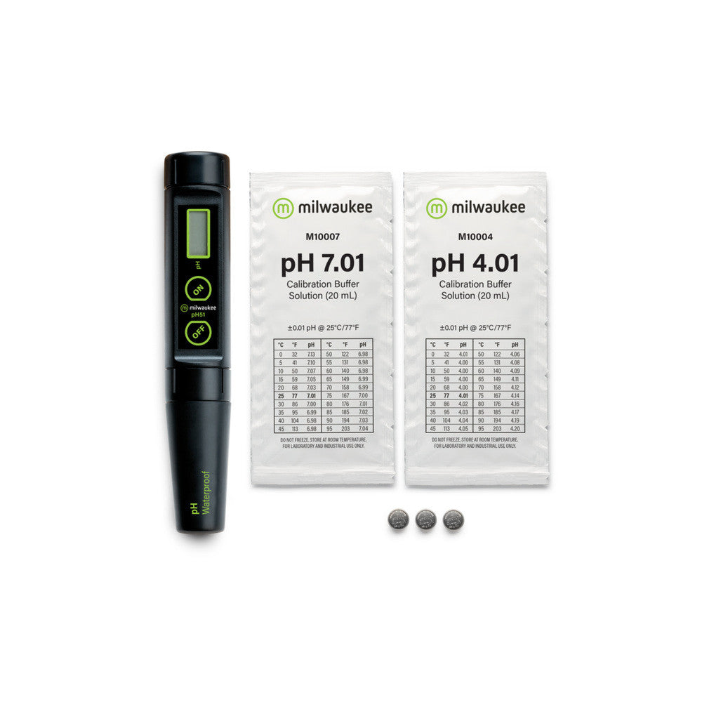 Milwaukee pH51, wasserdichter pH-Meter, manuell - Growshop360