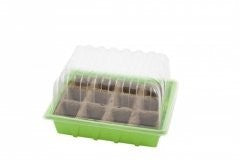 HGA Gewächshaus Propagator 32 & Woodee Pot, unbeheizt, 23x18x13 cm - Growshop360