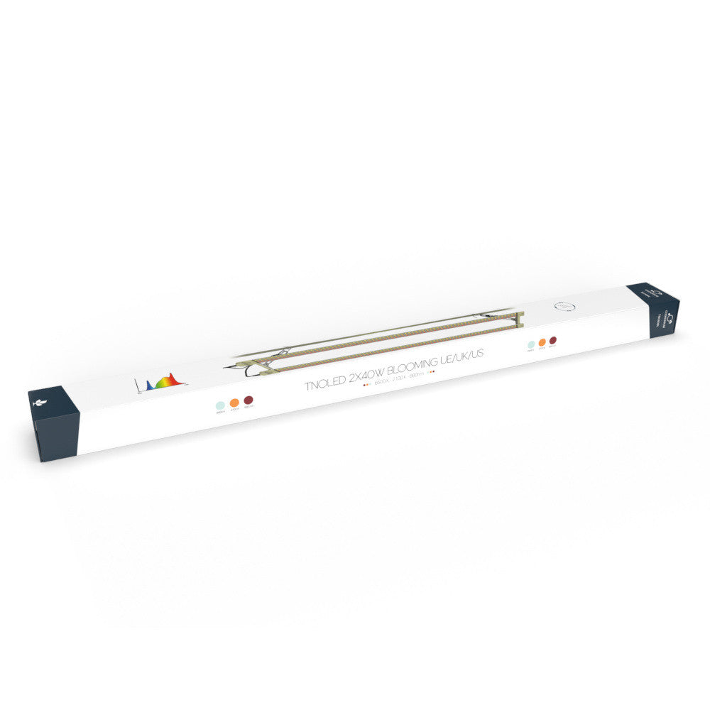 Geheimnisvolles Jardin Cosmorrow LED 40W x2, TNoled Bloom Kit 1.8 µmol/J - Growshop360