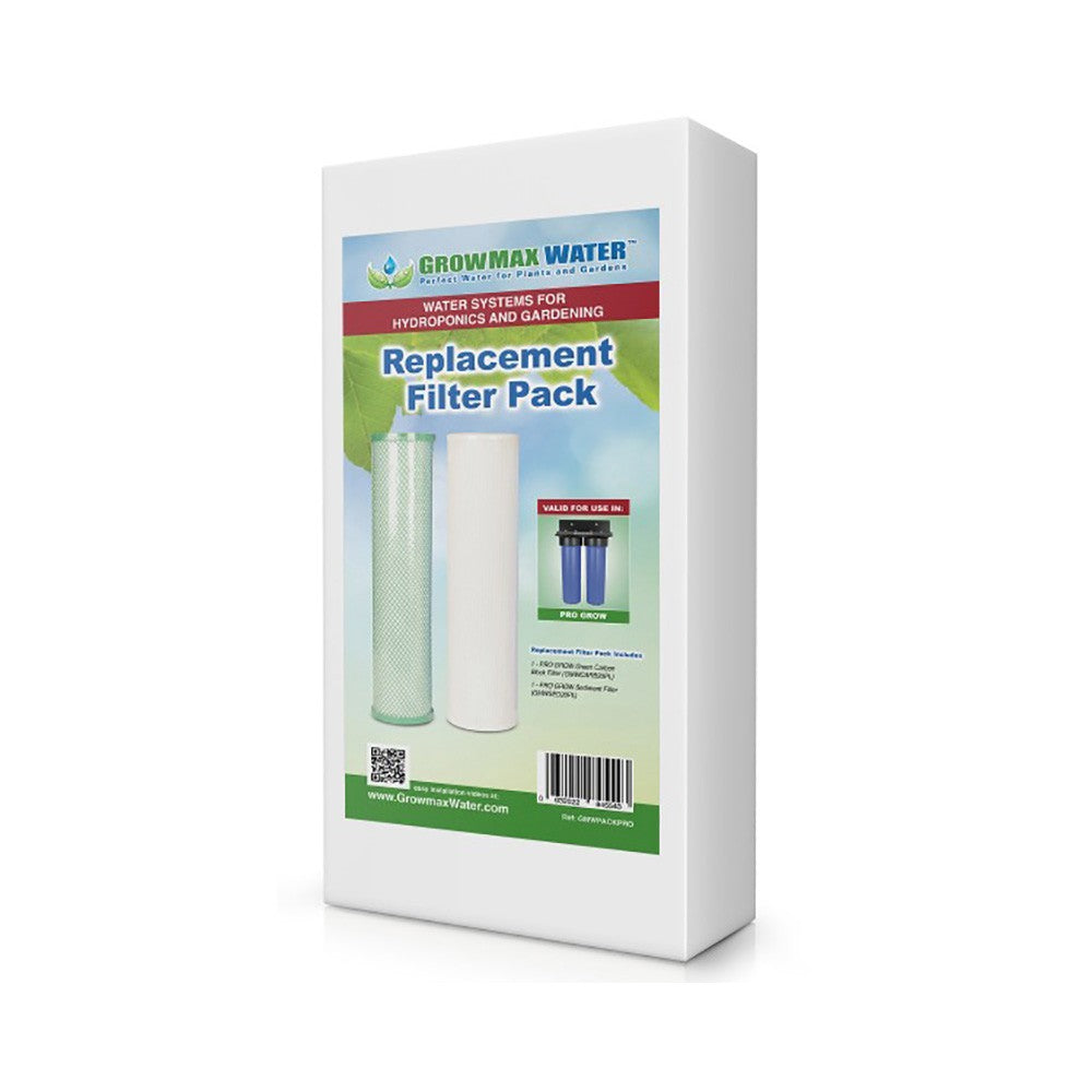 Growmax Water Pro Grow 2000 l/h, Set mit 2 Ersatzfiltern - Growshop360