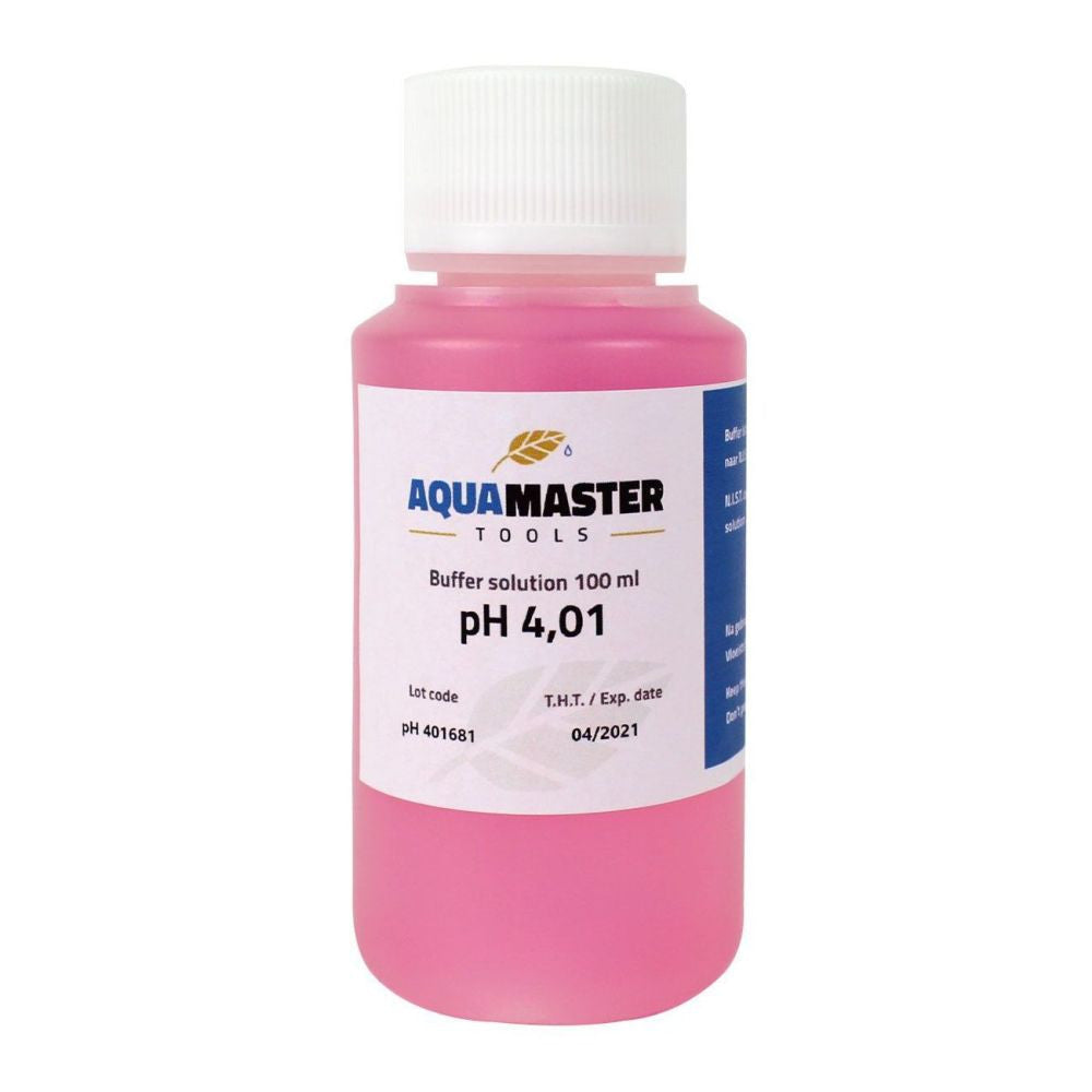 Aqua Master Tools pH 4.01 Puffer 100 ml - Growshop360