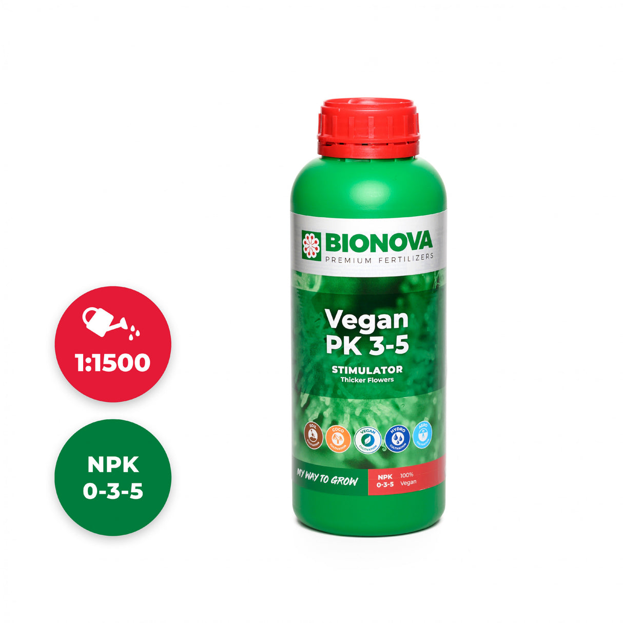 BioNova Vegan PK 3-5 (Phosphor+Kalium) 1 l - Growshop360
