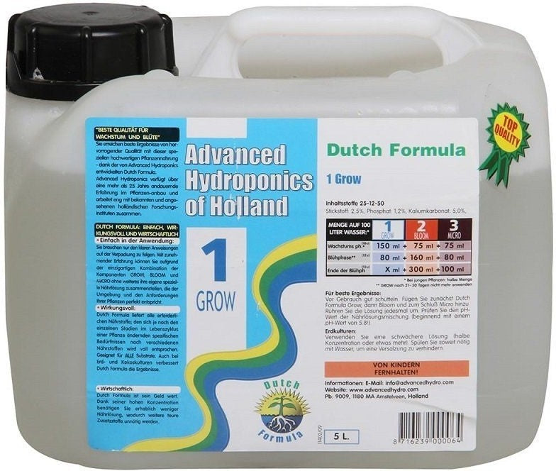 Advanced Hydroponics Dünger 5 l - Growshop360