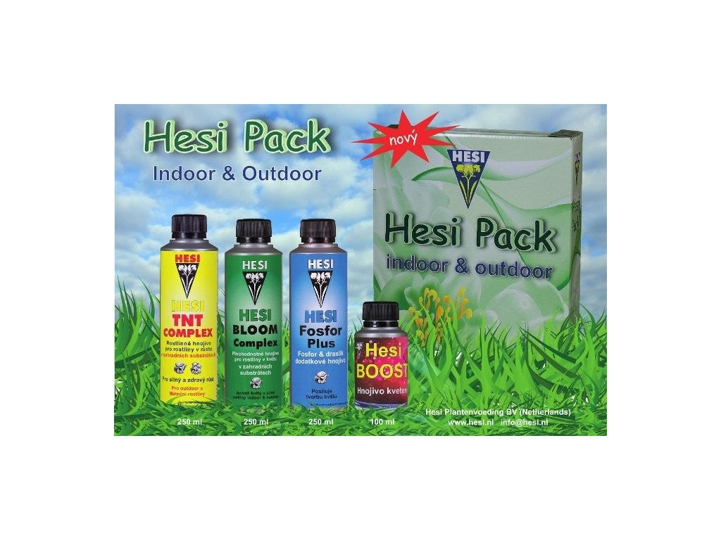 Hesi Indoor Outdoor Pack 850 ml, Düngemittel-Kit - Growshop360