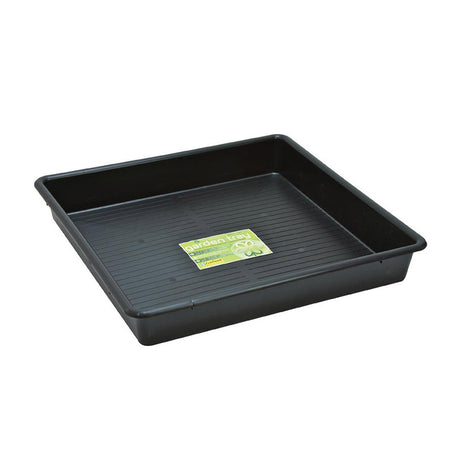 Garland Kunststoffschale Quadratische Schale Schwarz 60x60x12 cm - Growshop360