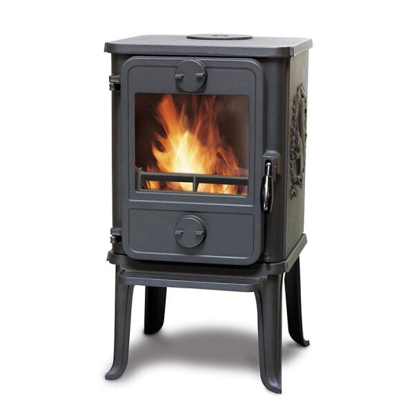 Morsø 1412 Gussofen 5,3 kW Strahlungsofen – ikonisches Eichhörnchen-Motiv