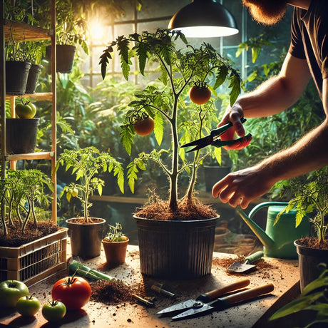 Pflanzenpflege und -wartung: Beschneiden, Topfen und Umtopfen für gesunde Pflanzen im Indoor-Grow