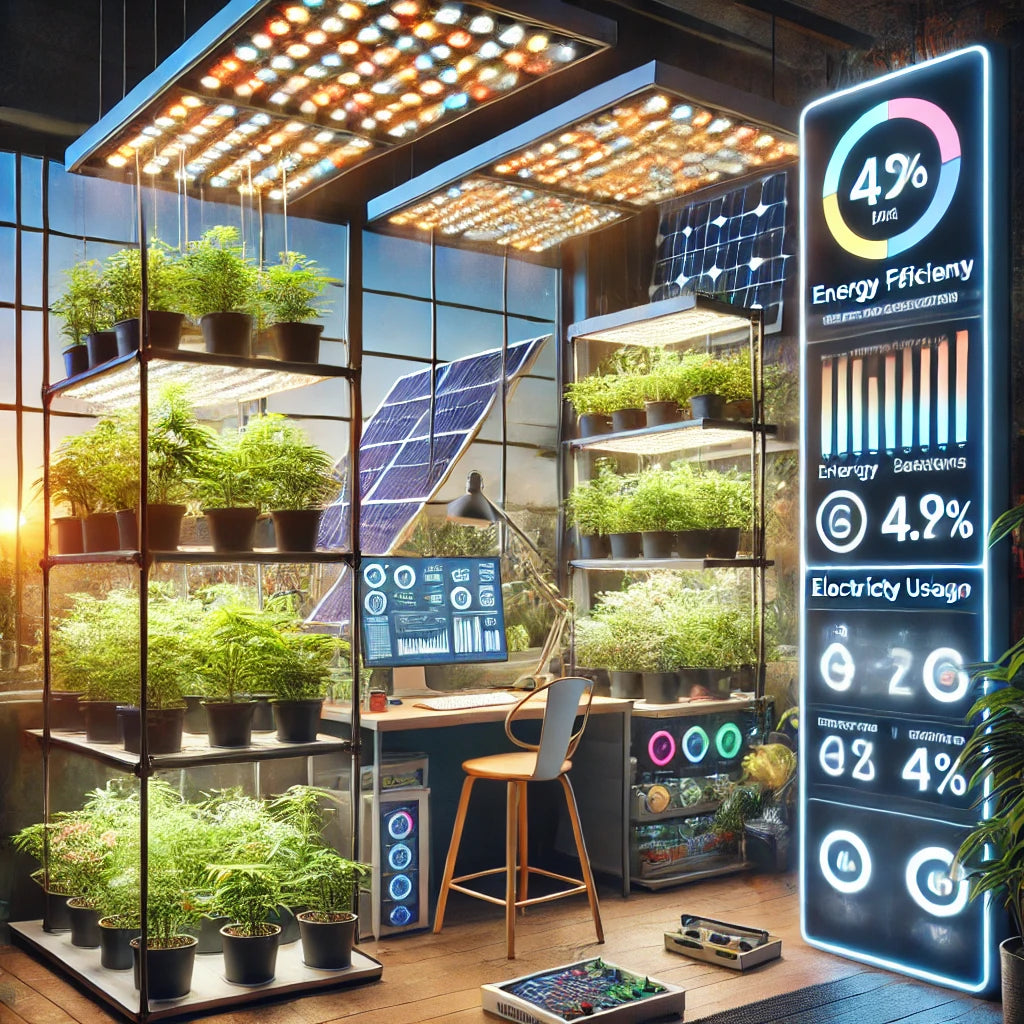 Stromverbrauch im Indoor-Growing: Tipps zur Energieeinsparung und Effizienz