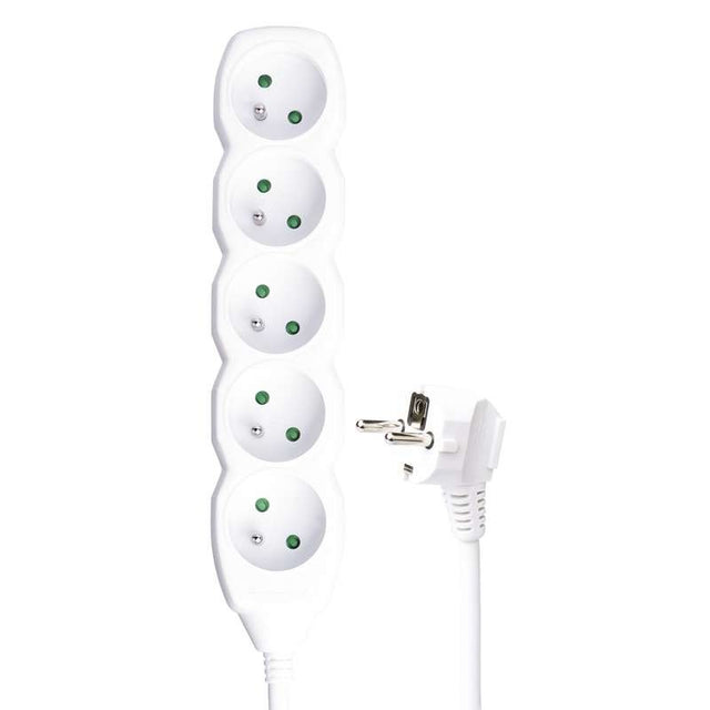 Verlängerungskabel für 5 Steckdosen, 3 m, 3x1.5 mm - Growshop360