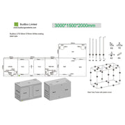 BudBox LITE 150x300x200 cm - Growshop360