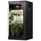 Spider Farmer® 90x90x180cm Complete Grow Tent Set with G3000 Full Spectrum LED Grow Lamp