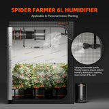 Spider Farmer 6L Cold Mist Humidifier for Plants