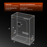 Spider Farmer 140x70x200 cm Indoor Grow Tent Highly Reflective Grow Tent
