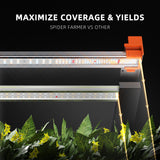 Spider Farmer® 90x90x180cm Complete Grow Tent Set with G3000 Full Spectrum LED Grow Lamp