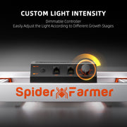 Spider Farmer® 90x90x180cm Komplettes Grow-Zelt-Set mit G3000 Vollspektrum-LED Grow Lampe