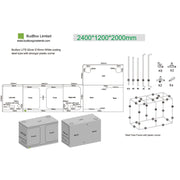 BudBox LITE 120x240x200 cm - Growshop360