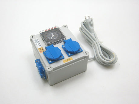 Malapa Verteiler 2+1 (230V) gesteuert durch KL00 Timer - Growshop360