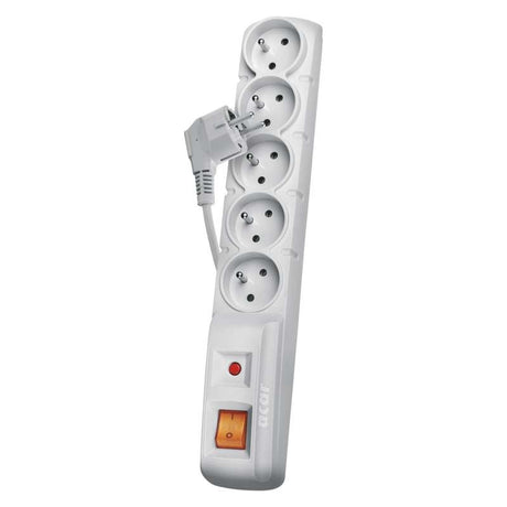 Emos Überspannungsschutz 5 Steckdosen 3 m, 3x1 mm, weiß - Growshop360