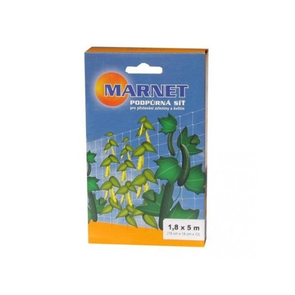 Pflanzstütznetz Marnet 1,8x5 m, Quadrate 18x18 cm - Growshop360