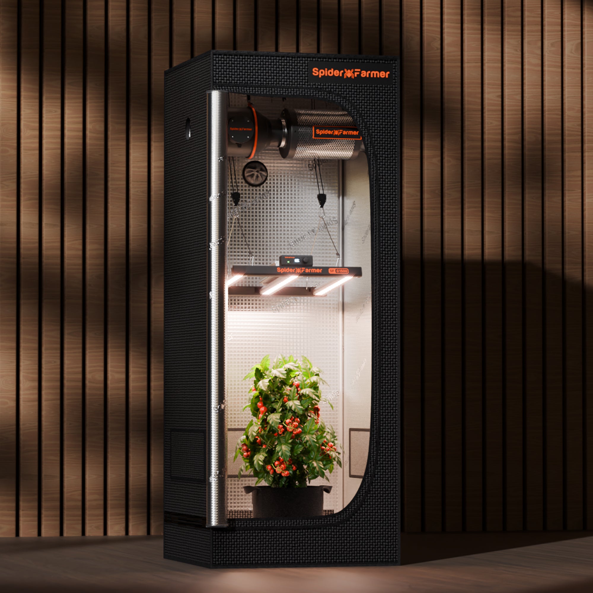 室内栽培 LEDライト Spider LED LP8 Spider Farmer G1500 LED Grow Light 150W – Full Spectrum &amp