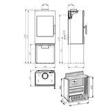Haas+Sohn Inzell easy Kaminofen 6 kW mit Easy Control & externer Zuluft 2