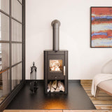 Haas+Sohn Prunus II Kaminofen 7,4 kW Energieeffizienzklasse A mit Holzfach 4