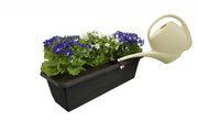 Selbstbewässernder Blumentopf Extra Line SMART, Länge 40cm Anthrazit - Growshop360